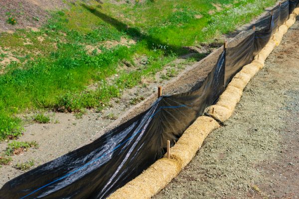 Straw Wattle Installation in Snohomish